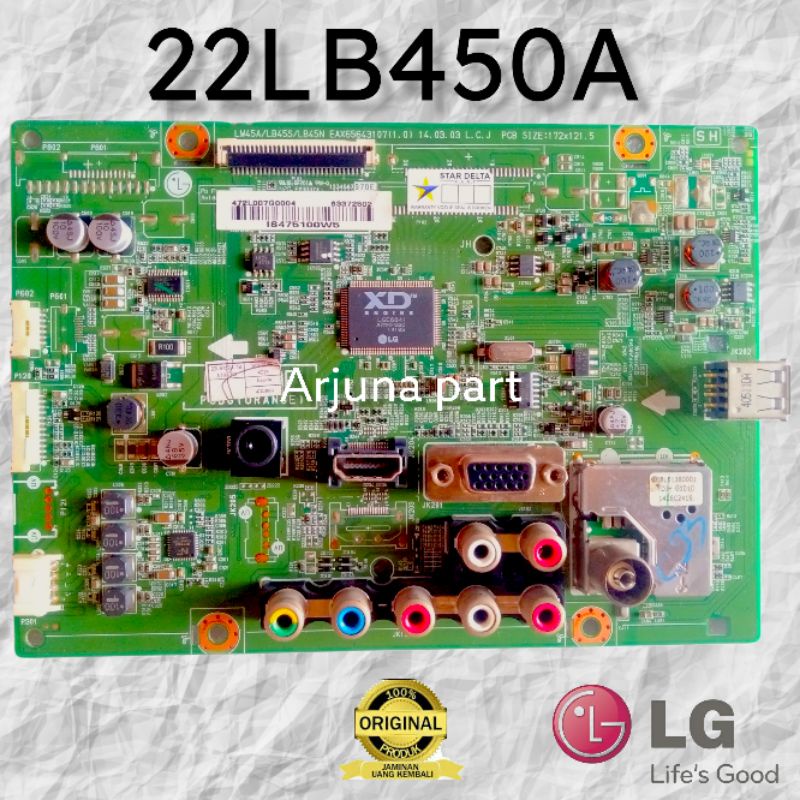 Mainboard TV LG 22LB450A / MB TV LG 22LB450A / MB LG 22LB450A / MB 22LB450A / MB 22LB450 / 22LB450A / 22LB450 / ORIGINAL / TERMURAH