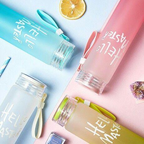 BOTOL MINUM KACA HELLO MASTER 450 ML