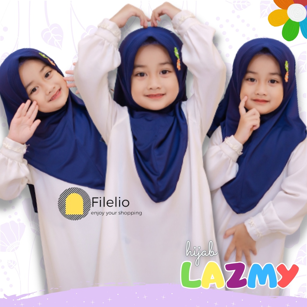 Kerudung Anak Murah Lazmy / Jilbab Anak Terbaru / Hijab Anak Murah / Fashion Anak / Kado Ultah