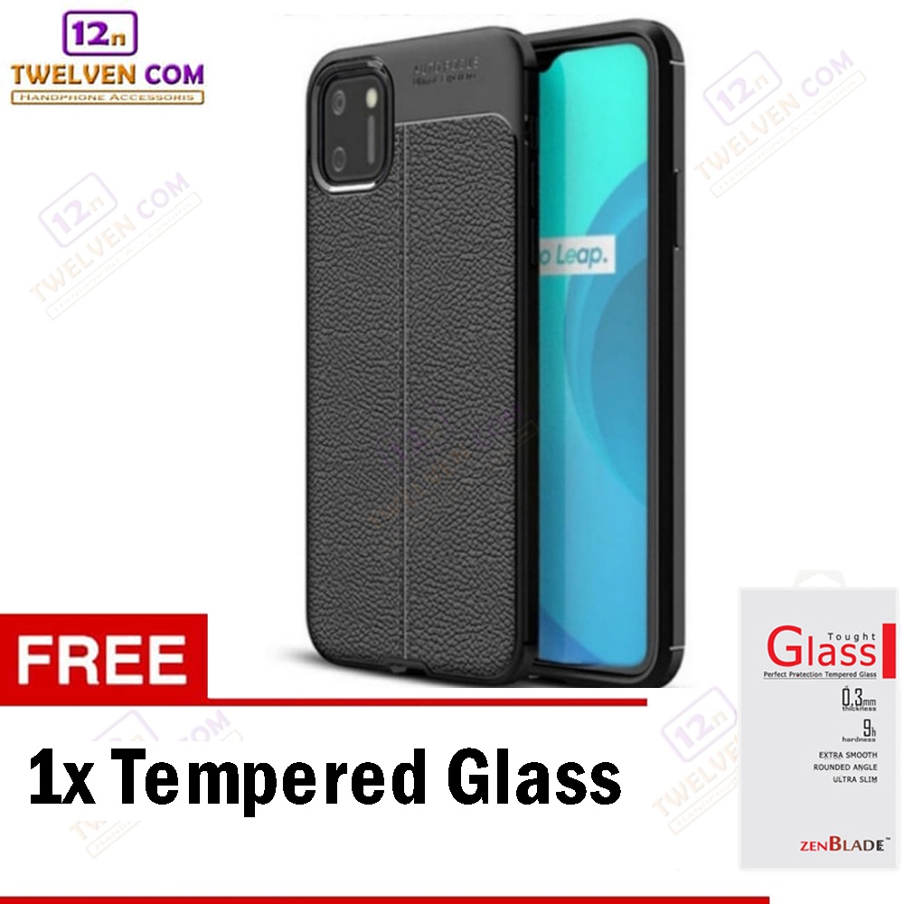 [FLASH SALE] Case Auto Focus Softcase Realme C11 - Free Tempered Glass