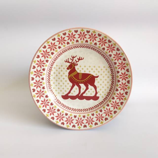 Piring kecil cake hias keramik motif dearly loved saucer Piring kecil cake hias keramik motif dearly loved saucer