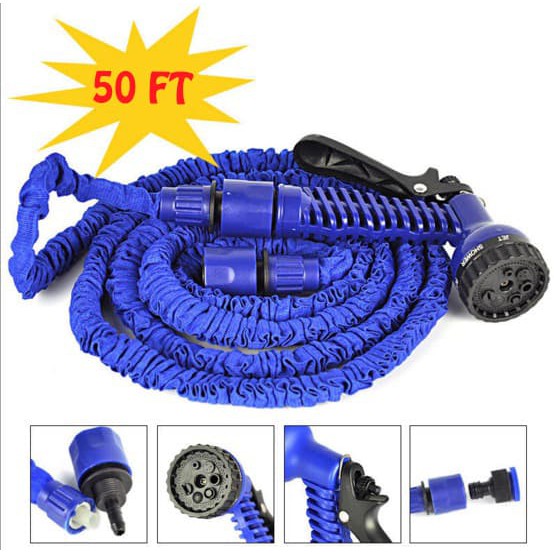 Filter Keran Air - Rumah Tangga - Ledeng Magic X Hose 15 Meter/ 50 Feet/ Selang Taman Dan Rumah