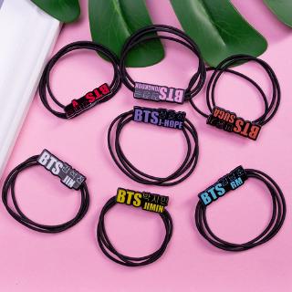  Ikat  Rambut  Dan Cincin Bahan Akrilik Desain Bt21  Bts 