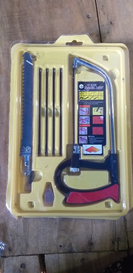 Gergaji Platinum Besi Metal Pvc Pipa Plastik Saw / Gergaji Multifungsi Set 3 Way Blade Magic Saw