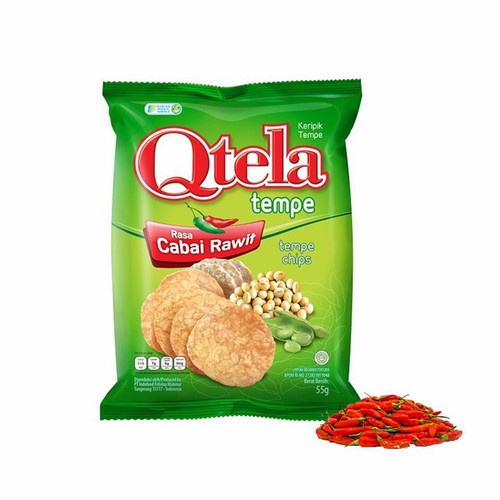 

Keripik Qtela Tempe Cabai Rawit Snack - 55gr