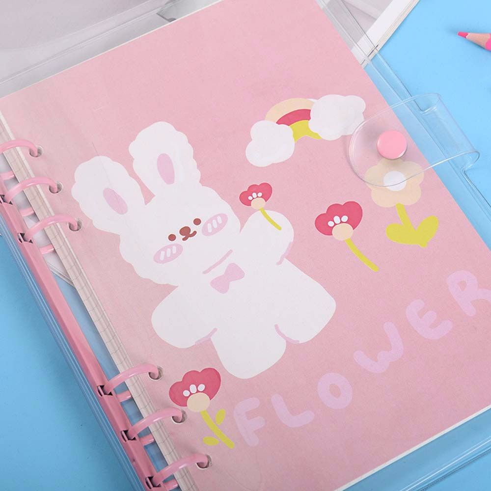 Lanfy Binder Transparan Ukuran A6 / A5 Untuk Kantor / Sekolah