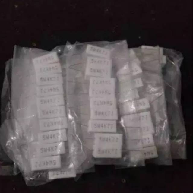 RESISTOR KAPUR 5 WATT 4K7 OHM PER 10 PCS