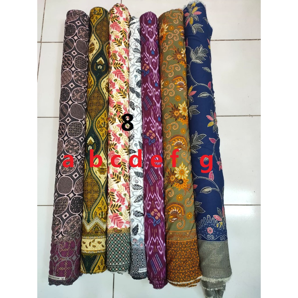 KAIN BATIK METERAN BAHAN polyester