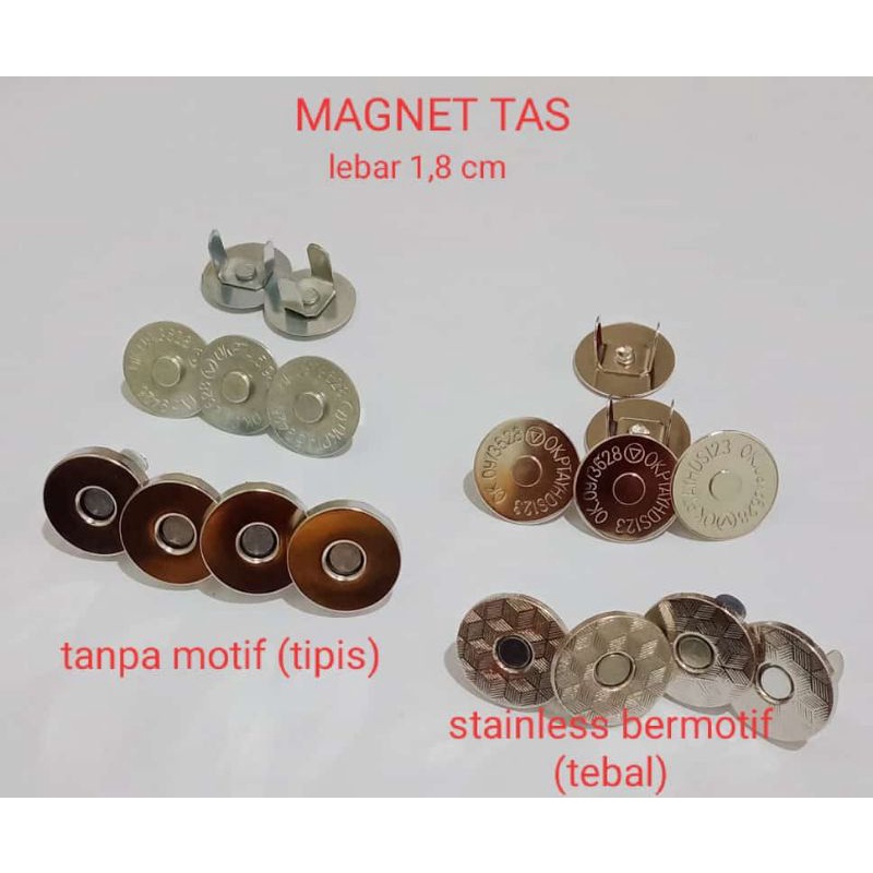 MAGNET TAS RAJUT BERMOTif(tebal)