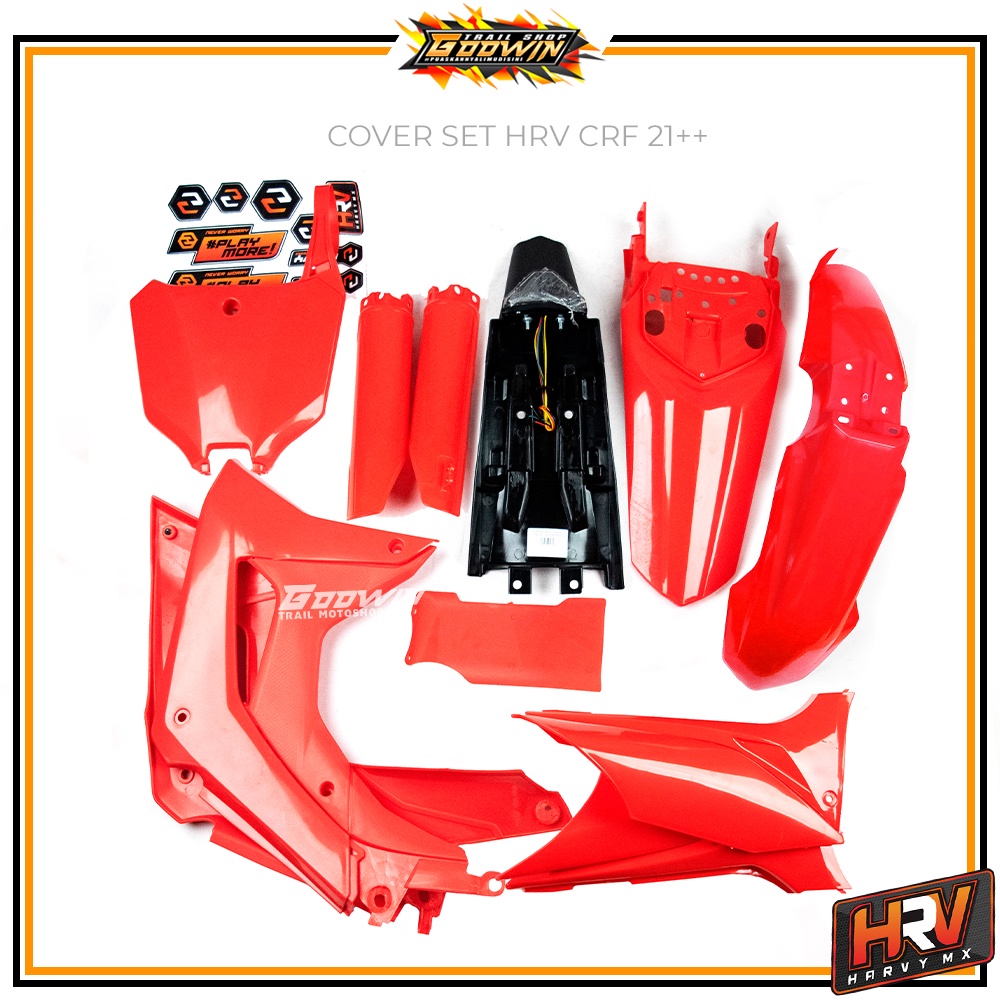 Cover Body Trail Set CRF 150L 450R 21 ++ Coverset CRF 150 L 2018 CRF 450R 2021 HARVY MX TERBARU PNP CRF 150L / 450R