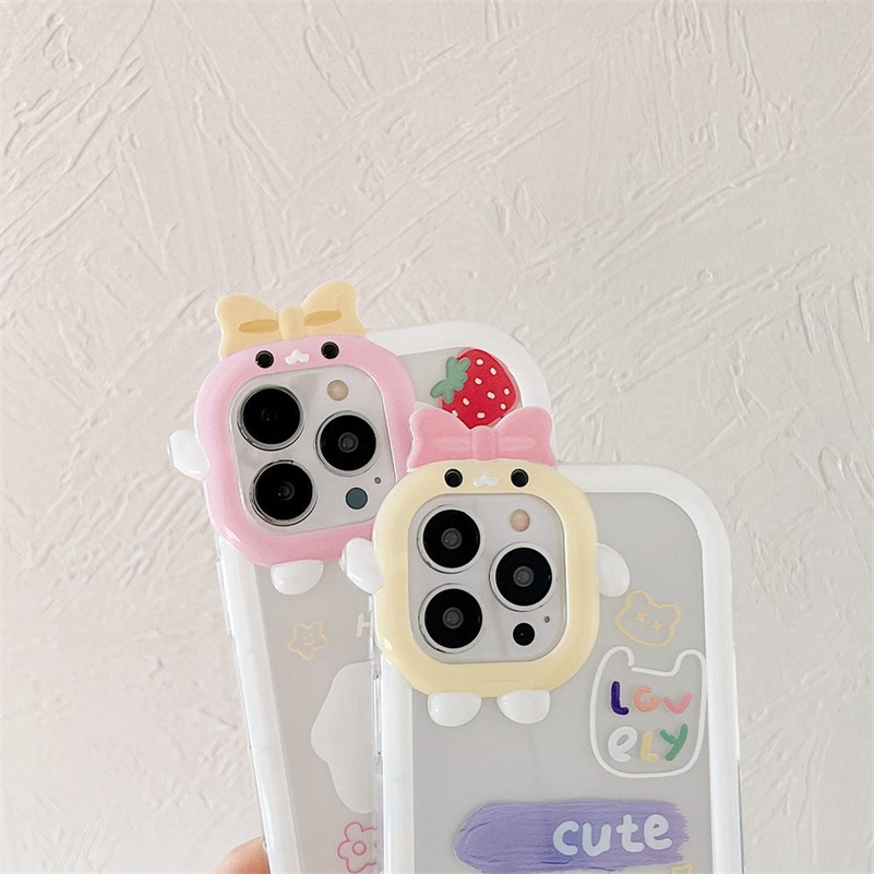 Soft Case Pelindung Kamera Bahan Silikon Bening Tahan Banting Untuk iPhone 14 13 12 11 Pro Max X Xr Xs Max 7 8 6 6s Plus SE 2020