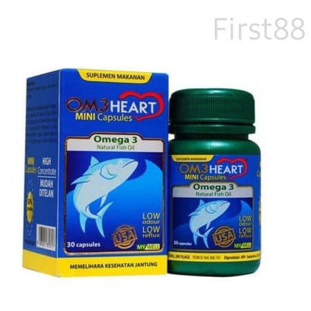 OM3HEART OMEGA 3 Isi 30 tablet