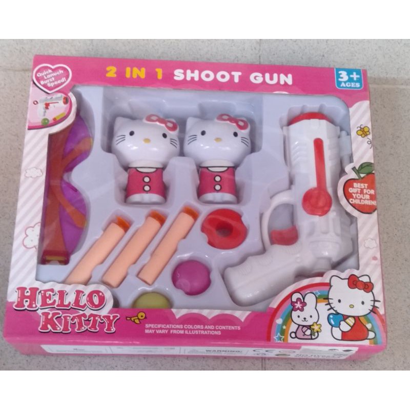 SOFT GUN 2 IN 1 HELLO KITTY