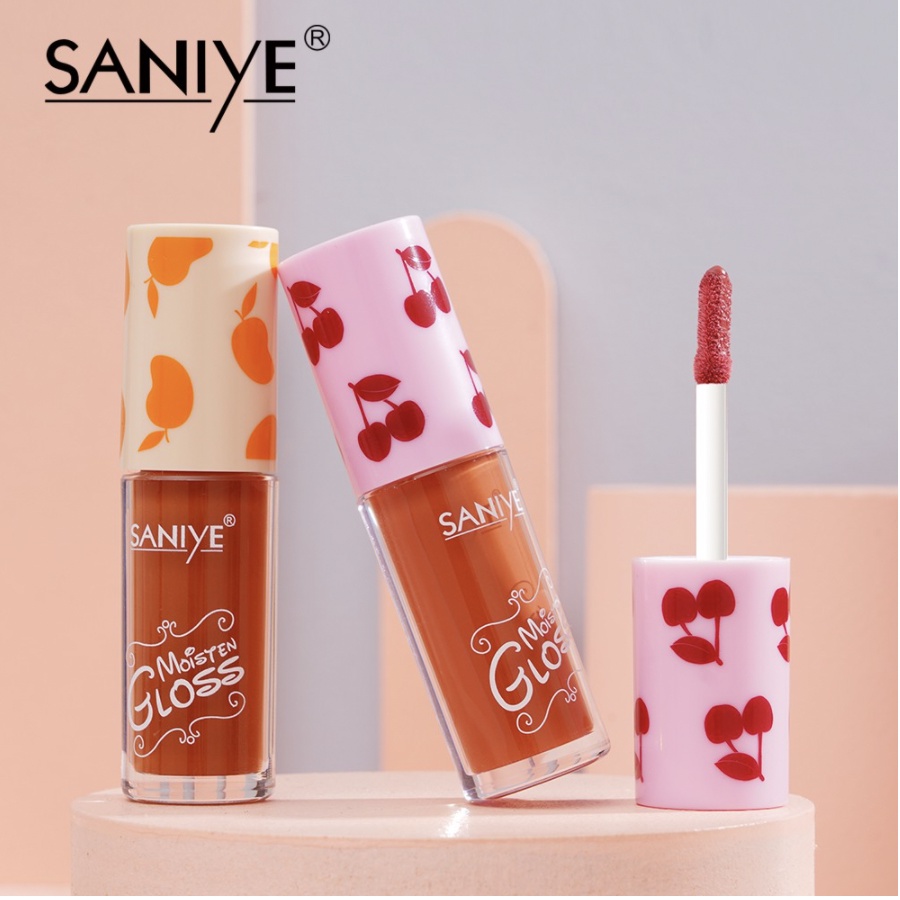 SANIYE Lipstick Cair Kosmetik Makeup Matte Melembabkan Bibir SA004