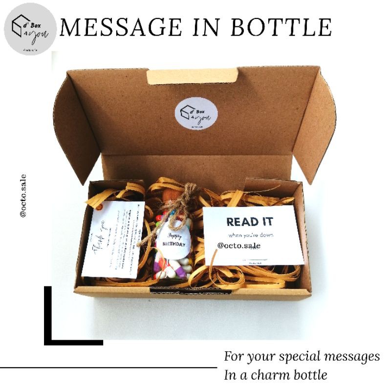 

Hadiah / Kado unik Message Bottle / Pesan dalam Botol / Hadiah Ulang Tahun / Capsule Message