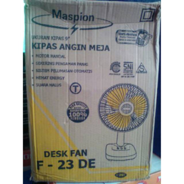 Kipas Angin Meja Maspion F-23 DE / D