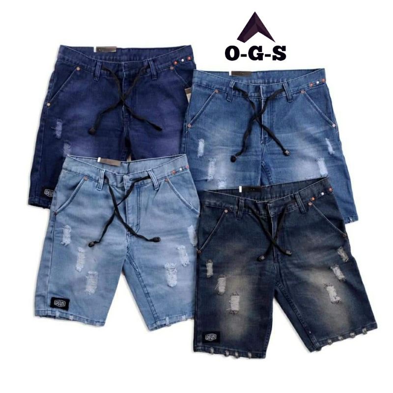 Jeans Pendek Sobek DEUS Ori