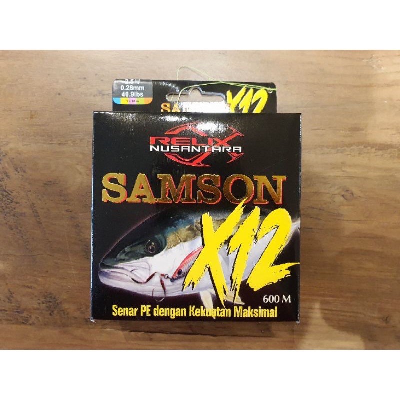 Senar PE Samson X12-600m PE 2.5 Relix Nusantara