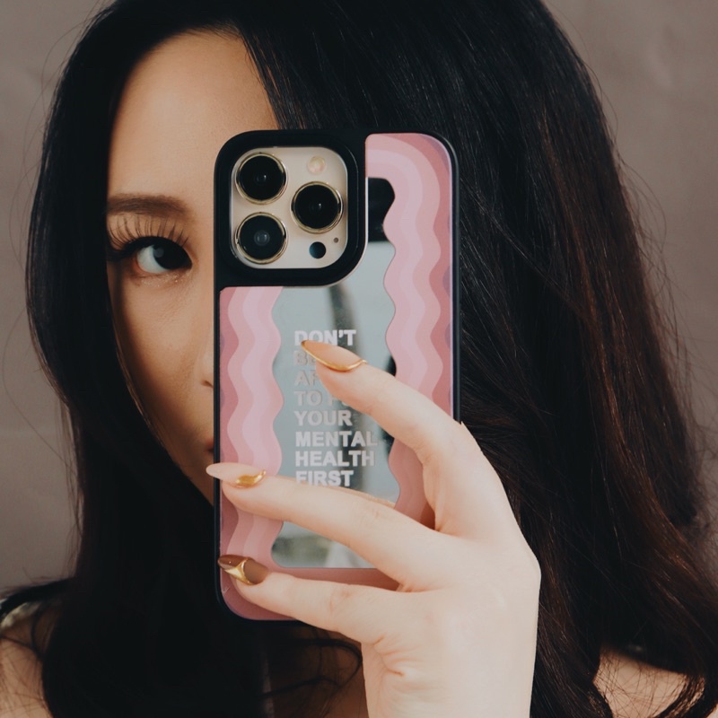 mirror case mental health casetify iphone 7 8 plus xs max 11 12 13 pro max