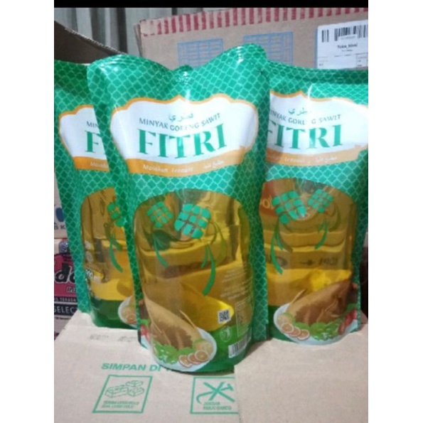 

Minyak goreng Sawit Merek Fitri Kemasan Refill Pouch Isi Ulang 450ml