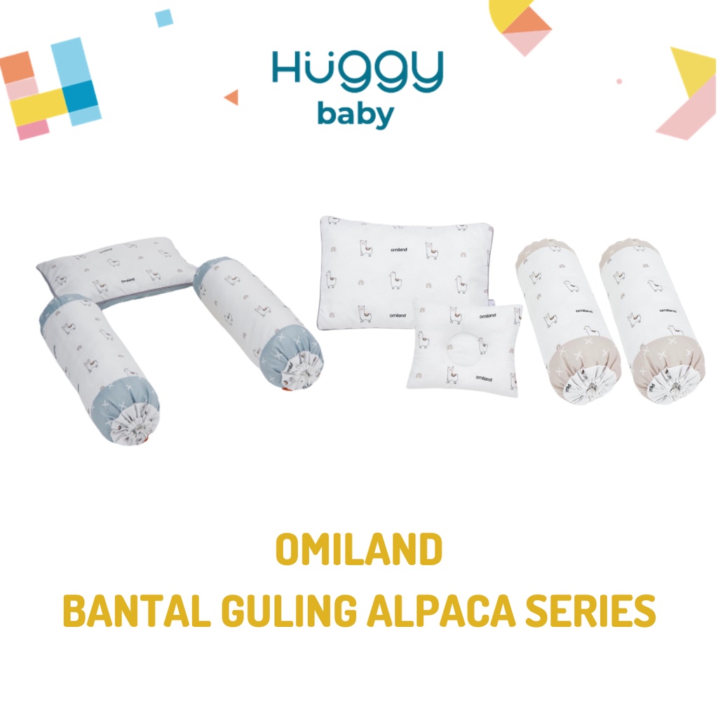 Omiland OB3720 Bantal Guling Set dan Peang ALPACA Series