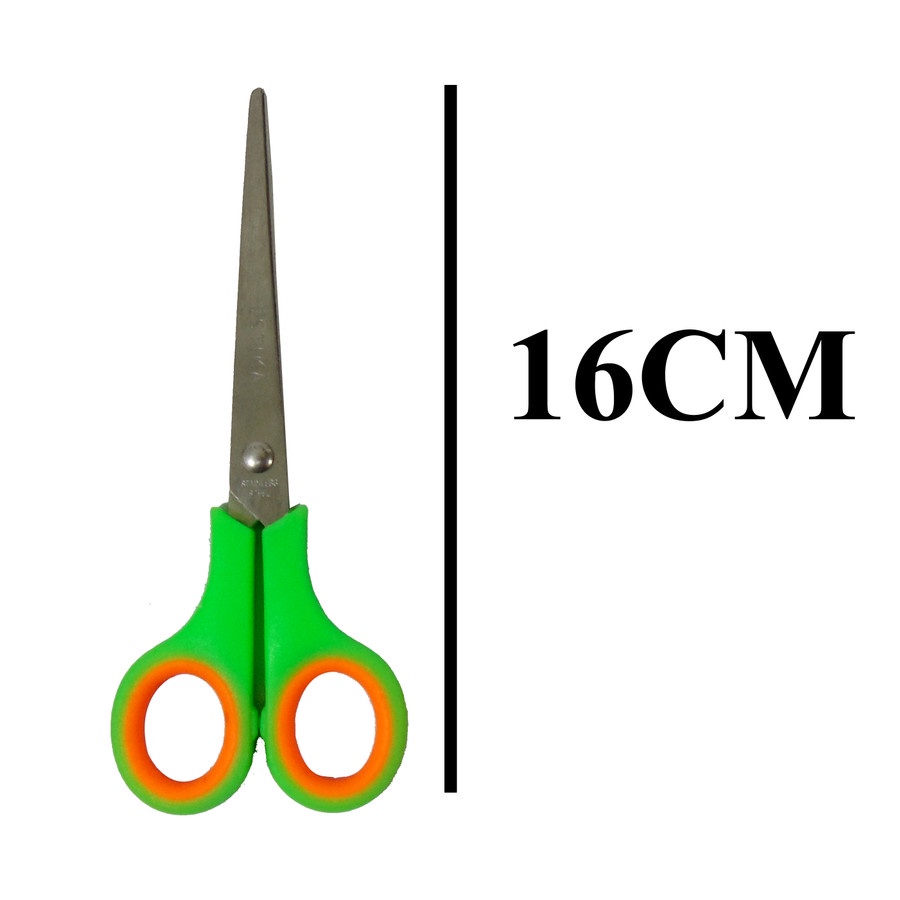 

Gunting Kertas Anak Stainless Steel Besar Warna Warni (TA-365)