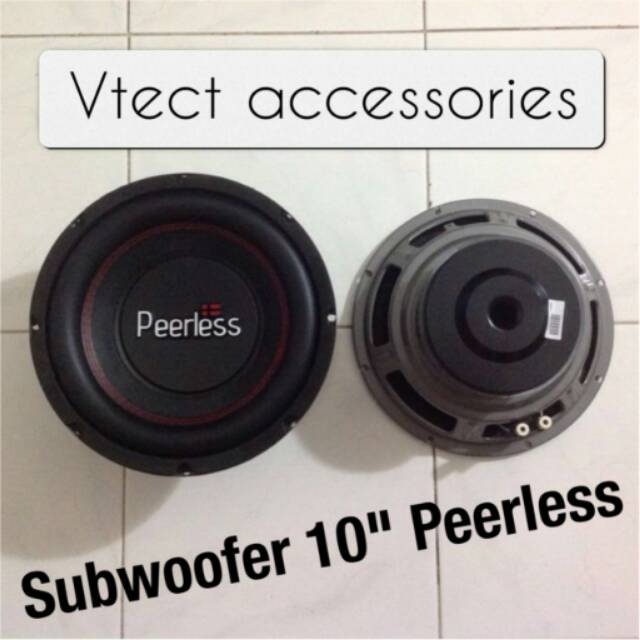 Subwoofer Peerless 10"