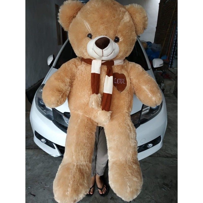 BONEKA BEAR SMILE LOVE 80 CM / BONEKA TEDDY BEAR TERMURAH TERLARIS / BONEKA JUMBO MURAH