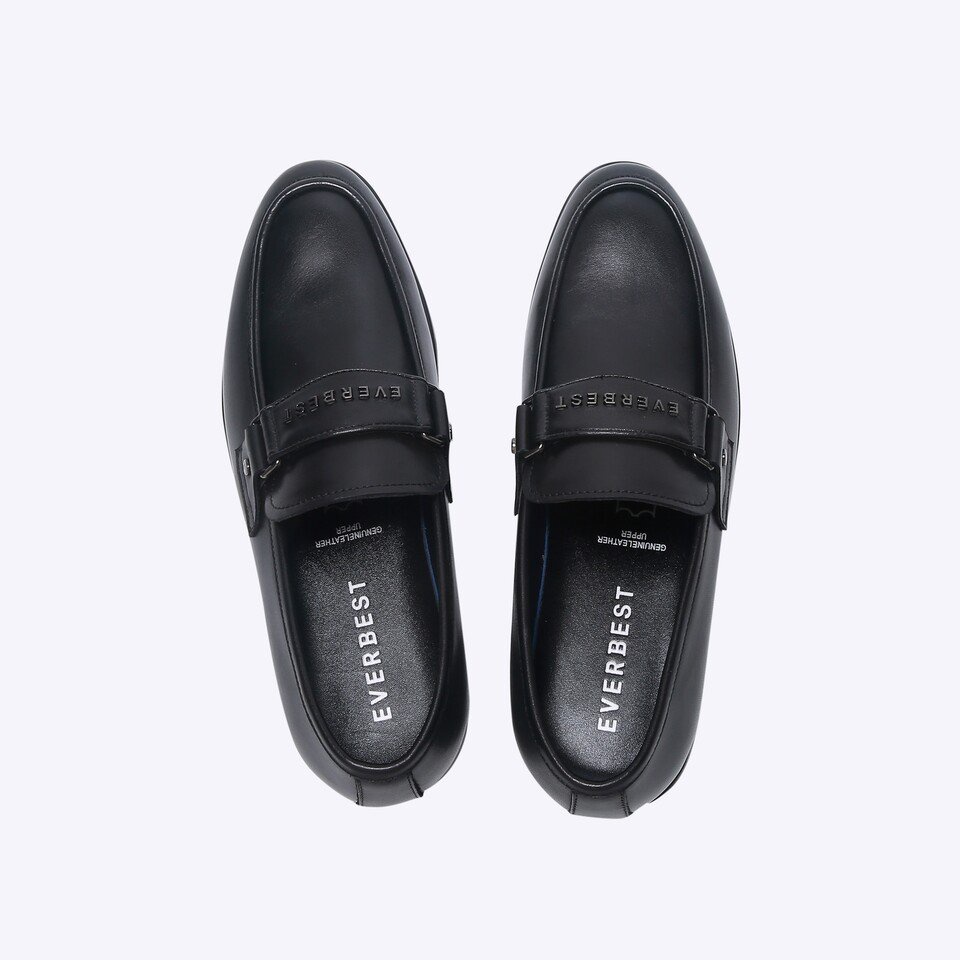 EM73 SEPATU KULIT EVERBEST KERJA KANTOR PRIA BRANDED ORIGINAL HITAM