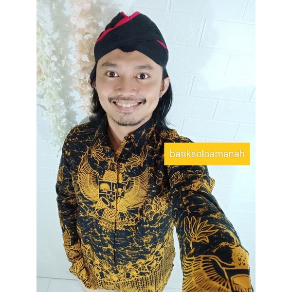 GARUDA PANCASILA DILLAN KEMEJA BATIK PRIS SOLO LENGAN PANJANG LAPIS FURING ATASAN BATIK PREMIUM MODERN KATUN HALUS KERTAJAYA SURYA BRATA ADITYA PARANG MAHKOTA BIRU DONGKER AHY GOLD AMARTA ANGGADA ANTASENA ARJUNA BARATAYUDA BASUDEWA BOKOR GRANITAN BUNGA