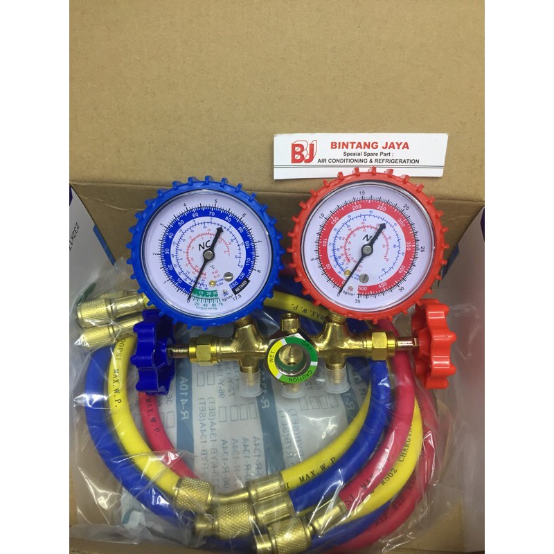 Manifold AC double R22 R134 NC / analiser AC