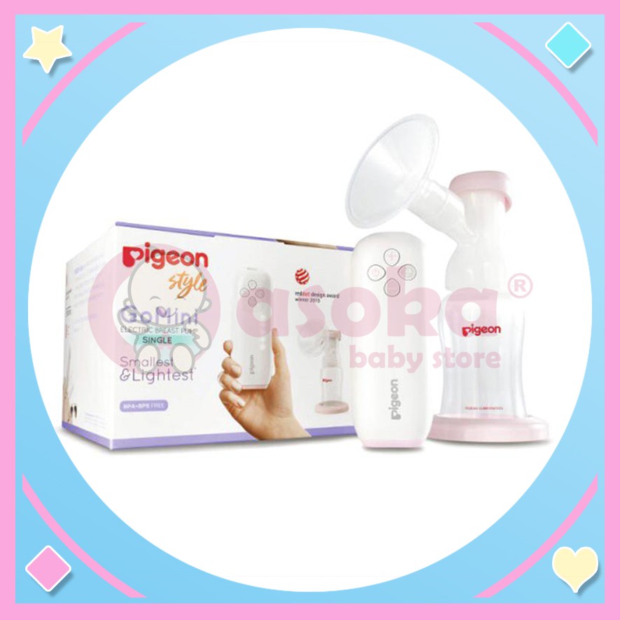 Pigeon Breast Pump Go Mini Single Pump | Breastpump Pompa ASI Elektrik ASOKA