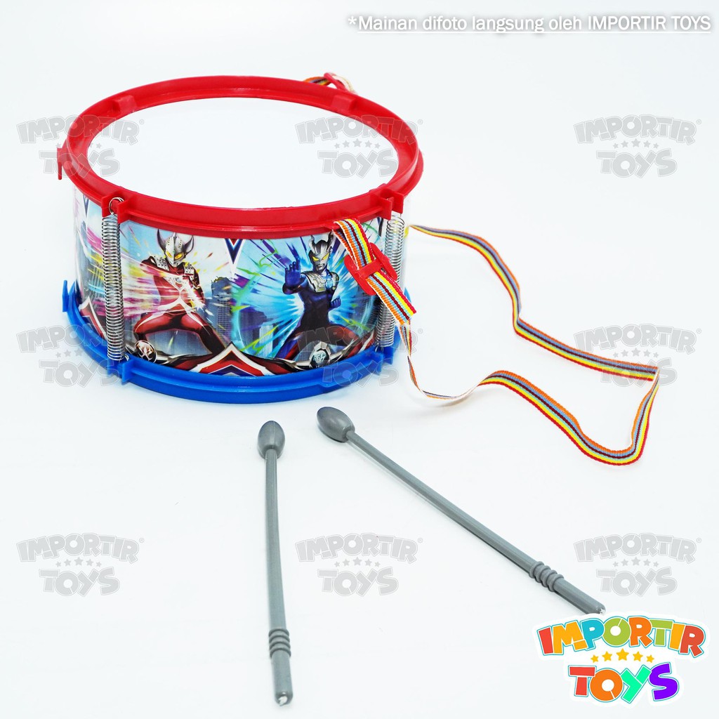 Mainan Anak Drum Set Ultraman Besar Musical Gendang Kado