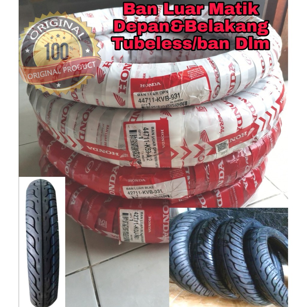 Ban Luar Motor Matik Depan Belakang Federal Original