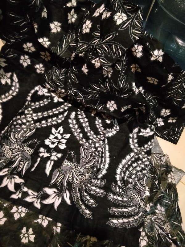 024 Risna Batik Hrb026 Kenongo Hem Kemeja Batik Pria Lengan Pendek  Katun Primis Halus M L Xl