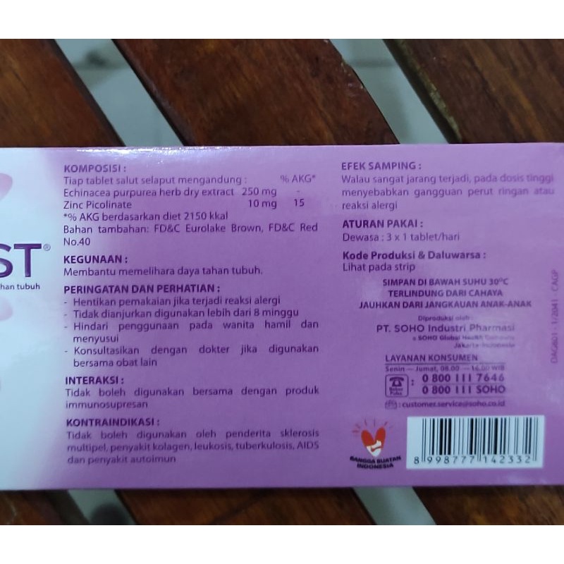 Imboost 10 Tablet / Antioksidan / Daya Tahan Tubuh / Penyembuhan Pasca Sakit