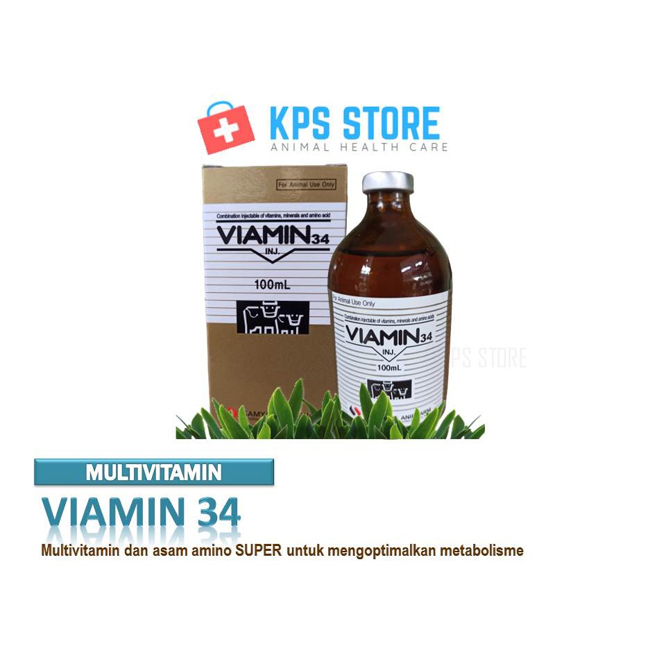 VIAMIN 34 inj 100ML / MULIVITAMIN / VITAMIN