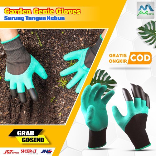 Pro2 Sarung Tangan Berkebun Peralatan Menanam Sepasang SARUNG TANGAN CAKAR GALI TANAH BERKEBUN TAMAN  Garden Genie Gloves  MPRO2