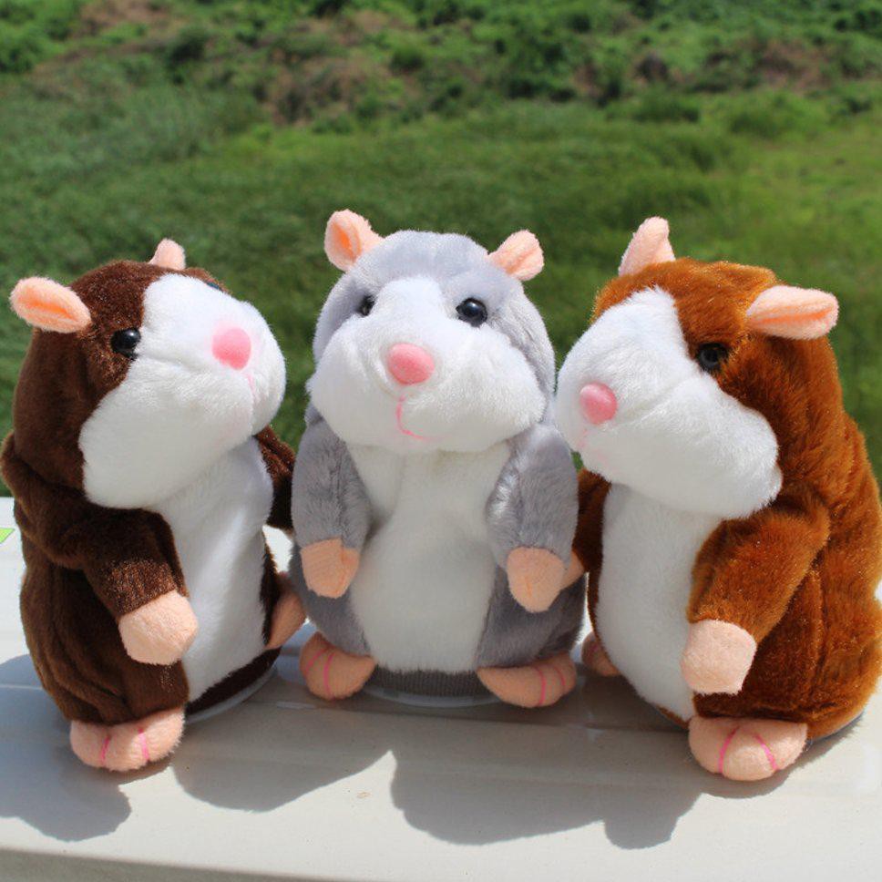 Hamster Interactive Plush / Mainan Kucing Boneka Hamster