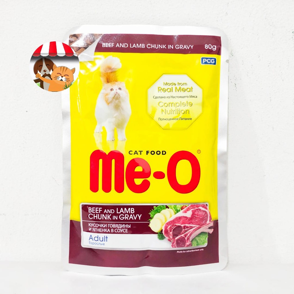 Makanan Kucing Meo Pouch Wetfood 80gr - Me-o Sachet Adult 80 gr All Variant