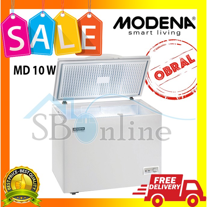 MODENA Chest Freezer 100 Liter - MD 10 W