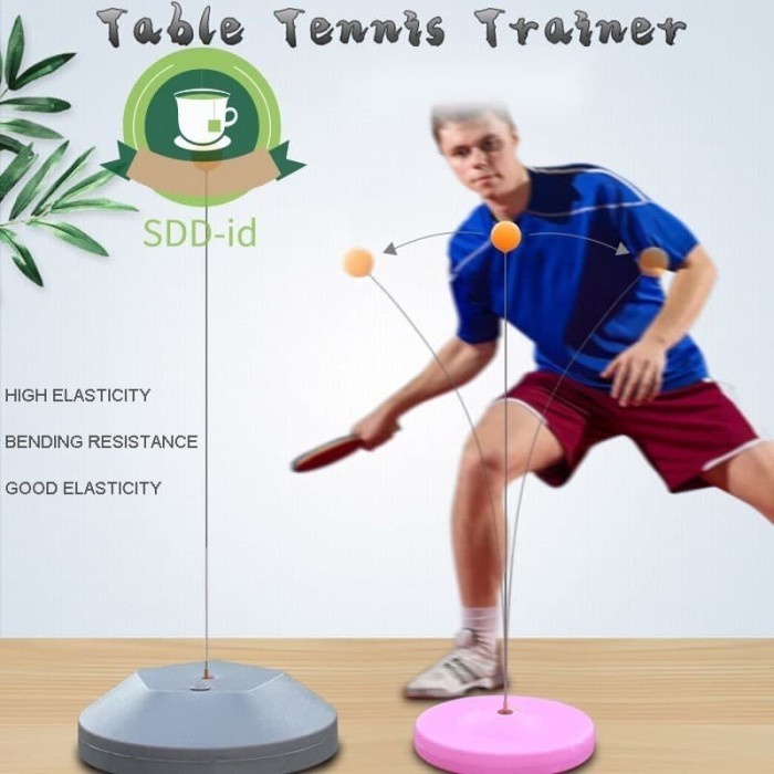 TENIS MEJA ON THE SPOT Exercise TENIS bat and ball table Tennis Trainer Set Mainan Olahraga Anak Tenis Meja Ping Pong Toy