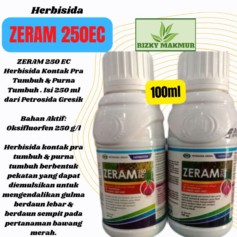 Herbisida zeram 250ec 100ml