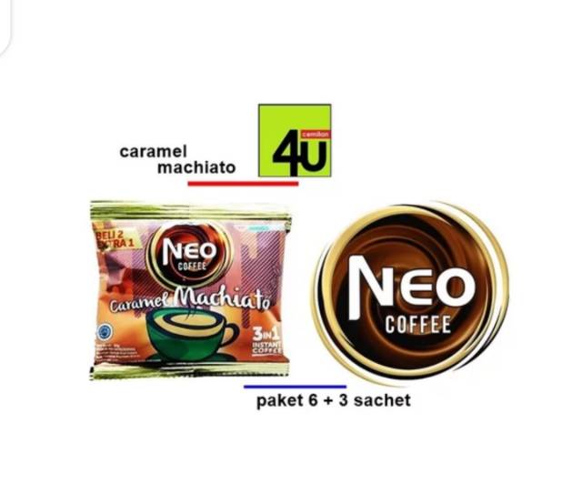 Kopi neo coffe neo moccachino dan macchiato 9 pcs