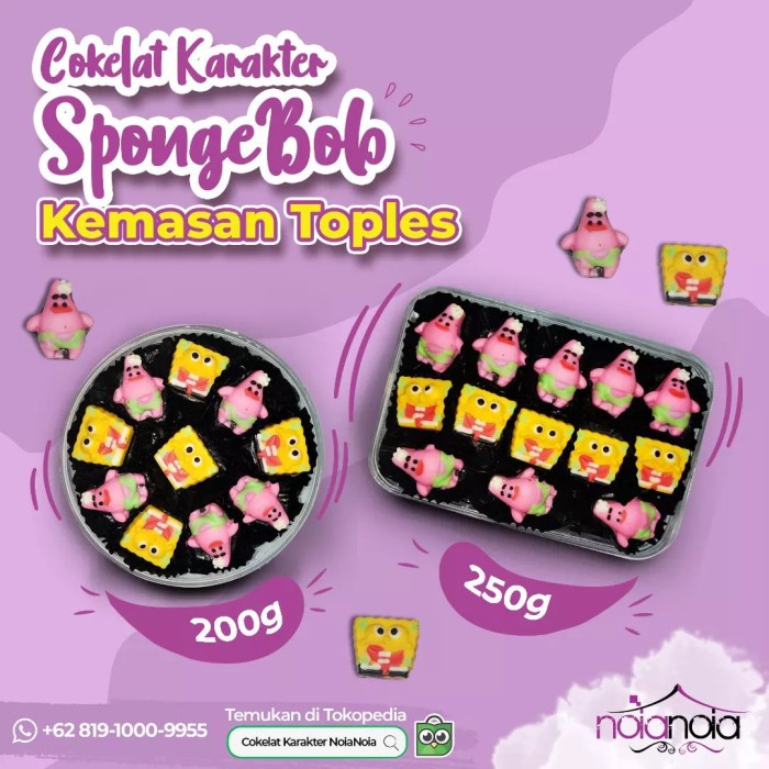 

Coklat | Coklat Karakter | Coklat Karakter SpongeBob & Patrick