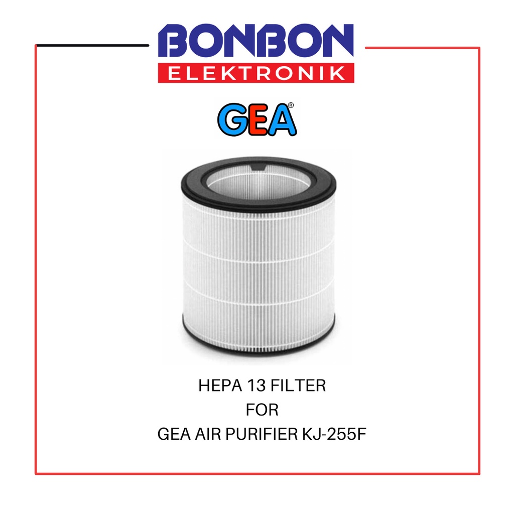 GEA KJ-255F Air Purifier HEPA 13 Replacement Filter KJ255F KJ255