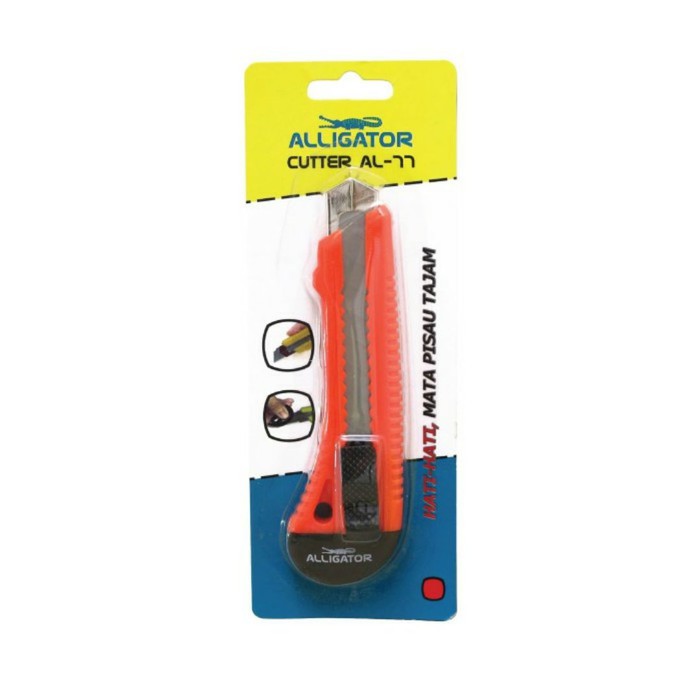 

Pisau cutter alligator AL Merah