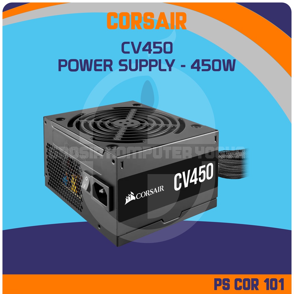 Jual Produk Terbaik] PSU Corsair CV450 - 450 Watt 80 Plus Bronze Power Supply I.243175810