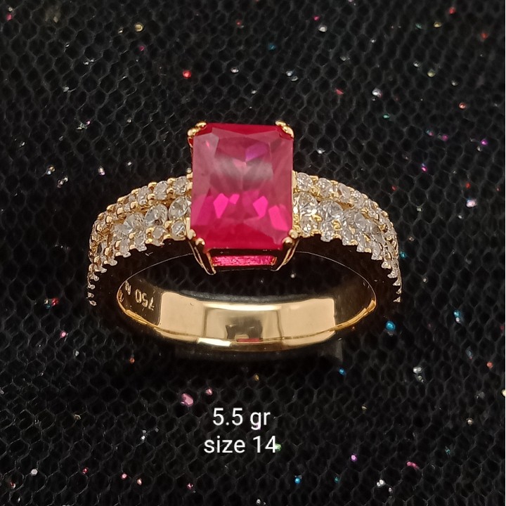 Cincin Emas 17K - 5.5 gr Kadar 750 - 1195