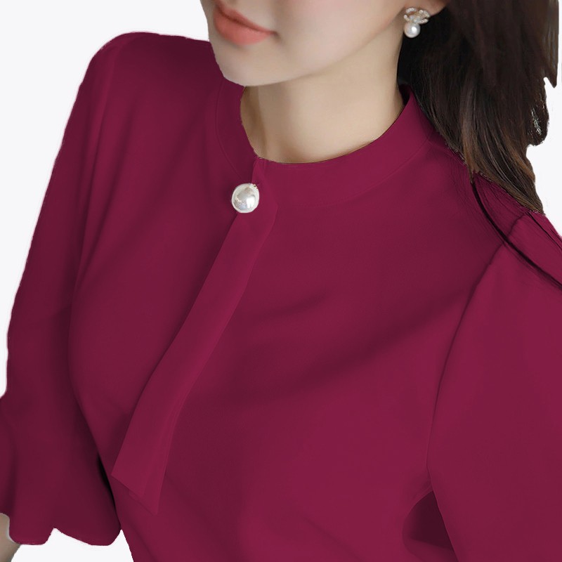 Blus Wanita Korea Lengan panjang Cantik murah terbaru - XSHOP Chloe